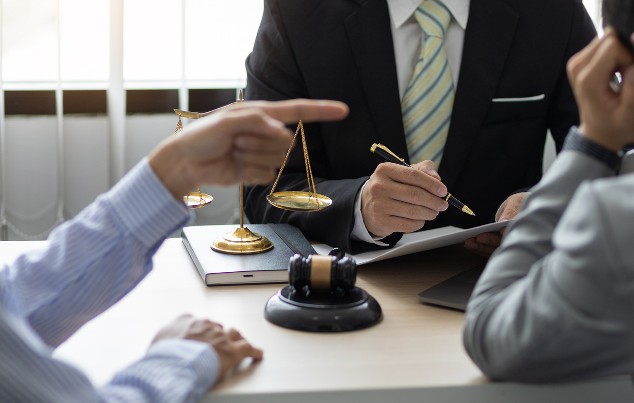 Lawyers are mediating disputes and providing legal advice.